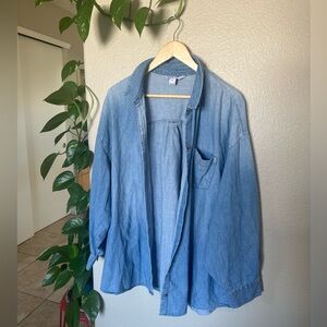 Old Navy Sky Blue Denim Shirt